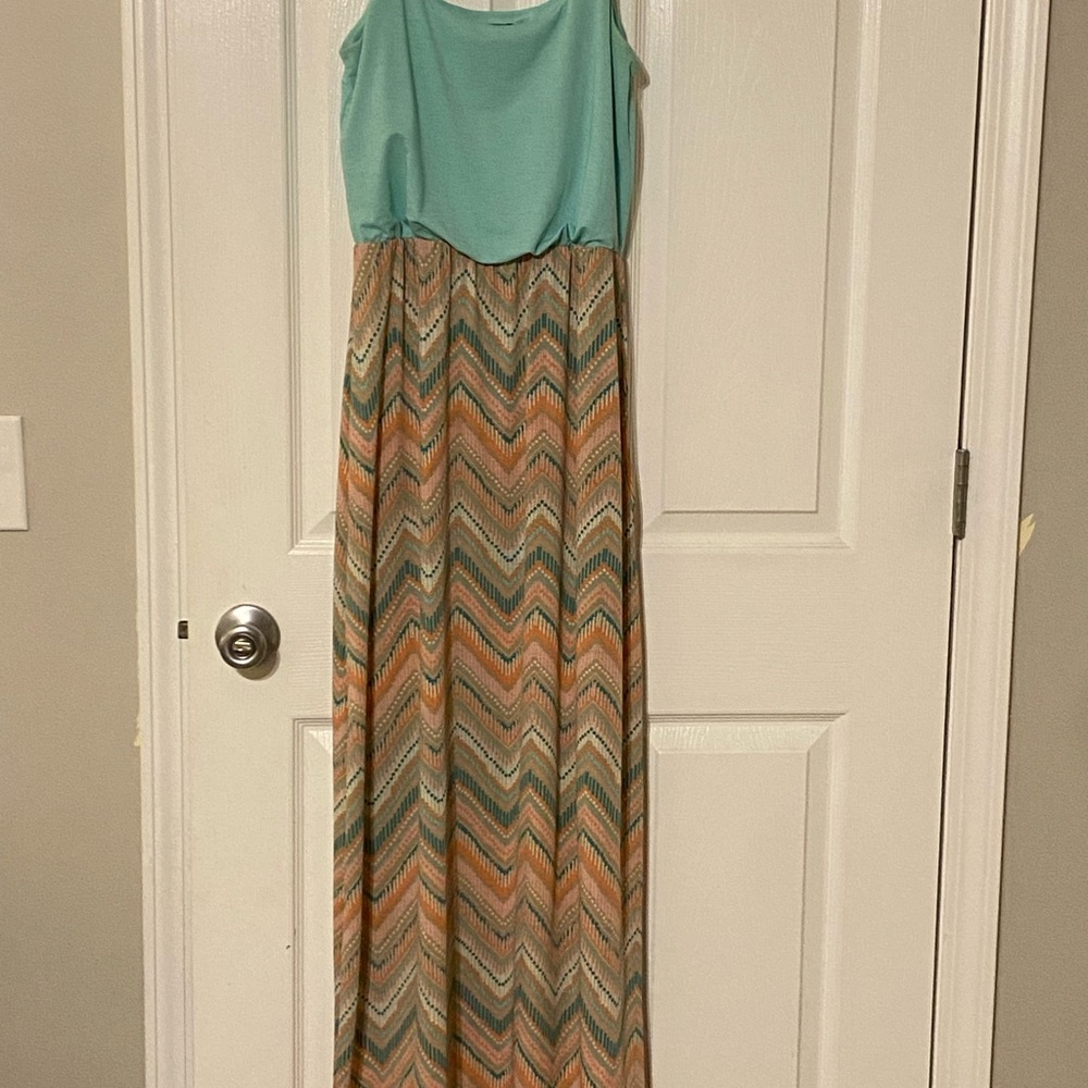 Rue21 Teal Sleeveless Dress